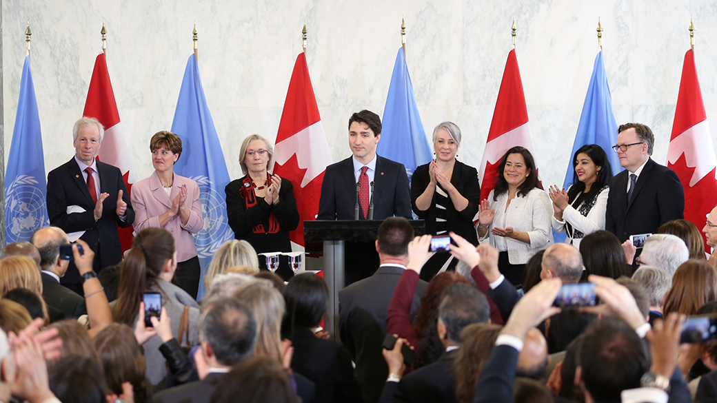 Prime Minister announces Canada’s bid for a non-permanent seat on the United Nations Security Council