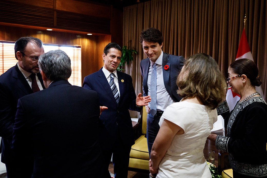 Prime Minister Justin Trudeau Meets With World Leaders On The Margins ...