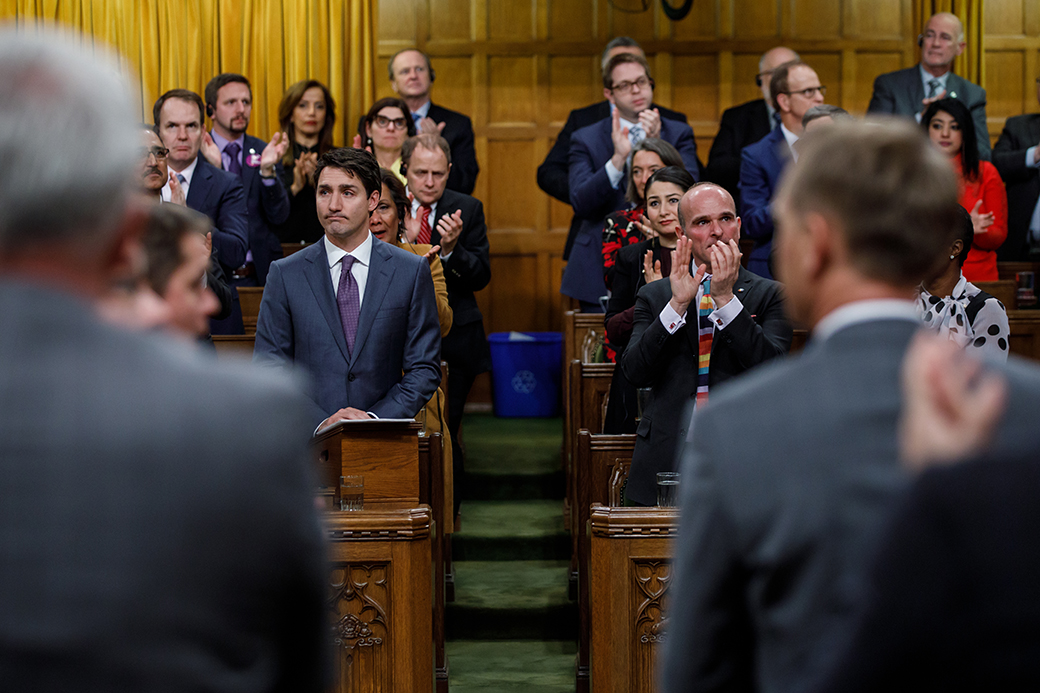 Prime Minister Justin Trudeau Delivers An Apology On Behalf Of The ...