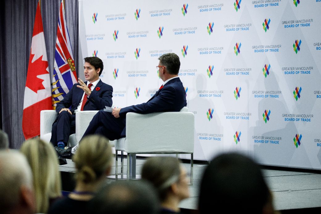 Prime Minister Justin Trudeau Delivers A Keynote Address And ...