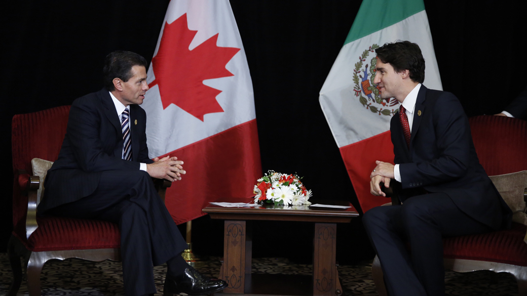 PM Justin Trudeau meets with President Enrique Peña Nieto of Mexico