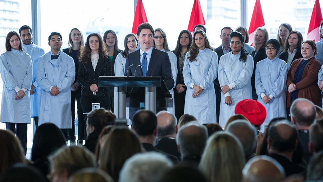 Prime Minister announces support to Canadian Centre for Advanced Therapeutic Cell Technologies