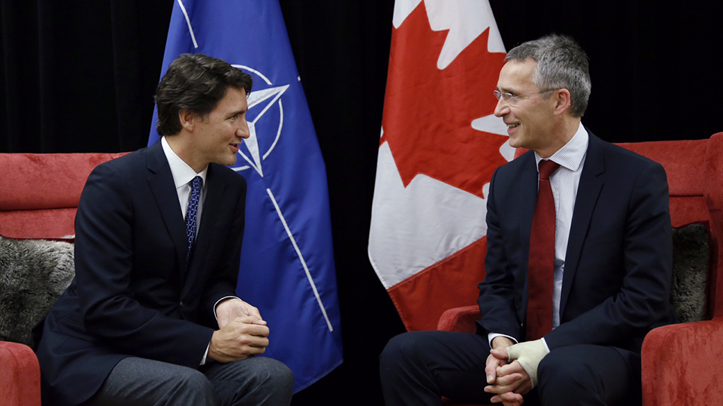 Le premier ministre Justin Trudeau rencontre Jens Stoltenberg, secrétaire général de l’Organisation du Traité de l’Atlantique Nord