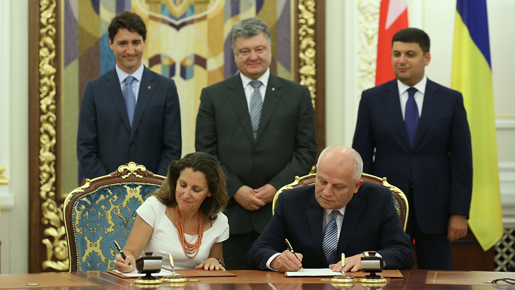 Canada signs Landmark Free Trade Agreement with Ukraine