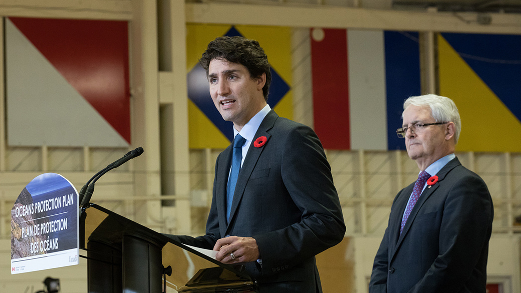 Le premier ministre Trudeau annonce le Plan de protection des océans