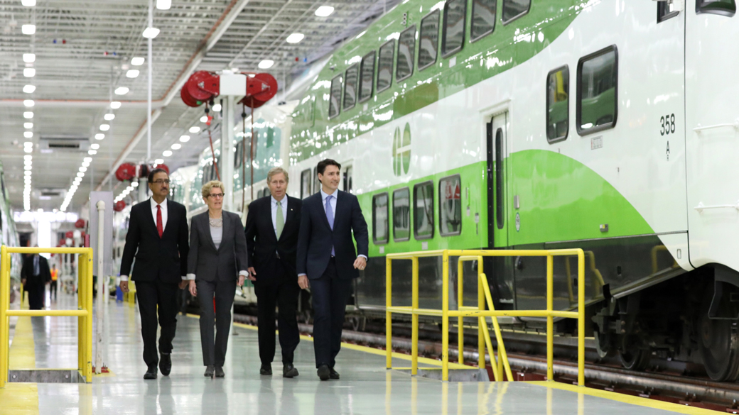 Prime Minister announces support for public transit in the Greater Golden Horseshoe Area