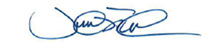 Prime Minister of Canada signature