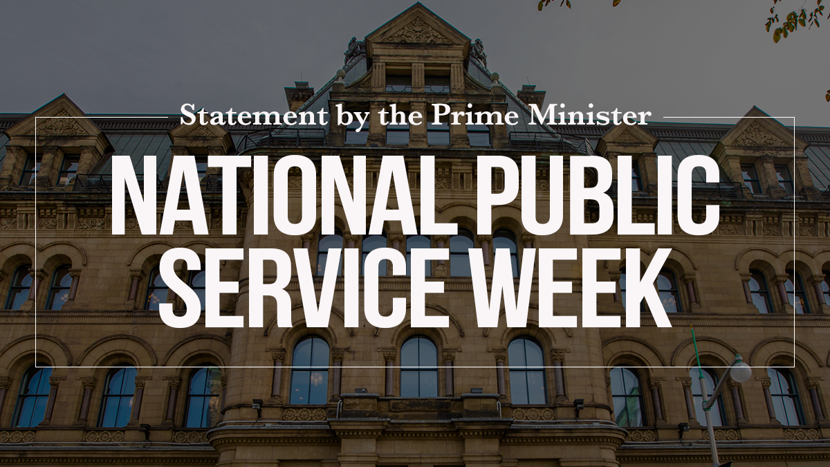 Statement by the Prime Minister on National Public Service Week Prime