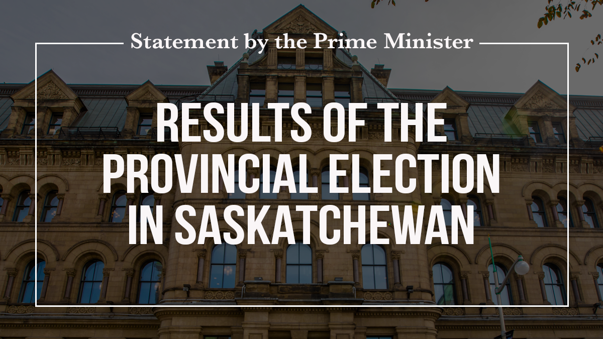 Statement by the Prime Minister on the results of the provincial