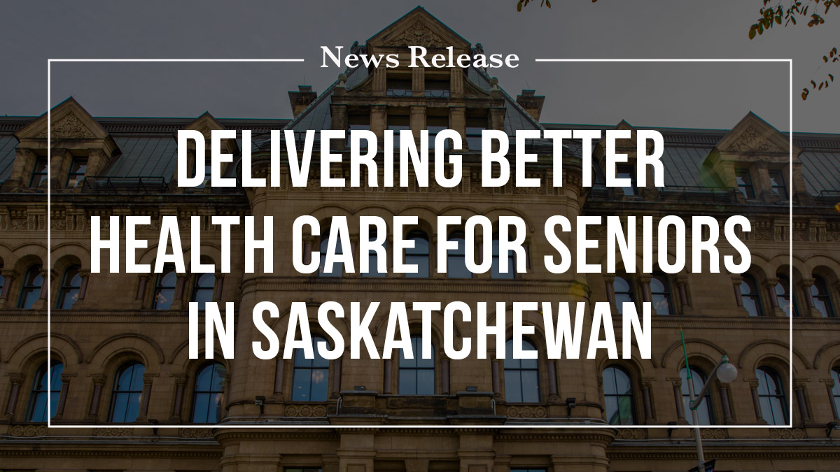 Delivering better health care for seniors in Saskatchewan