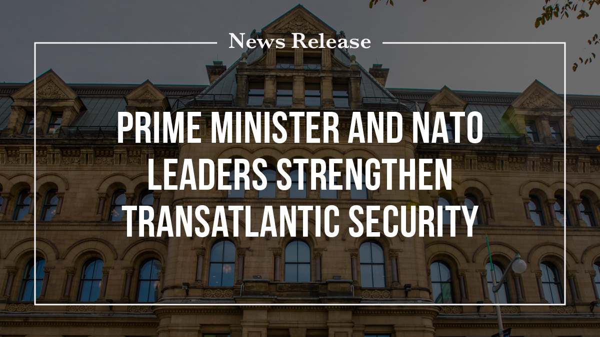 Premjerministrs un NATO līderi stiprina transatlantisko drošību