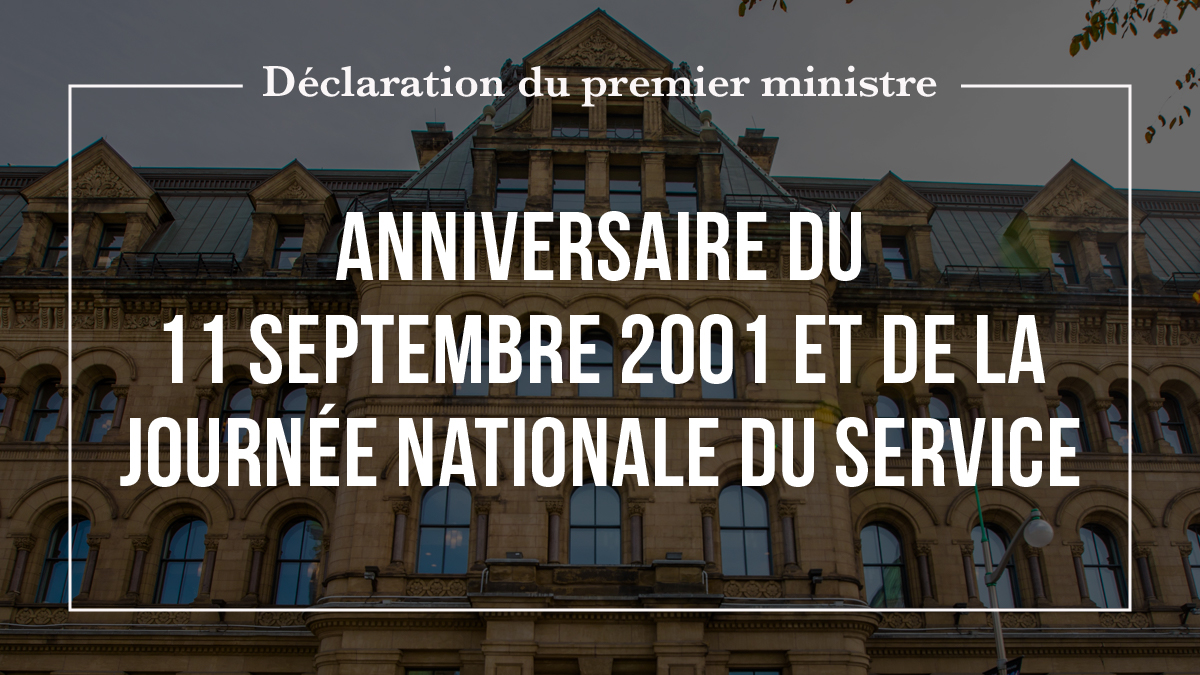 Déclaration Du Premier Ministre À L'occasion Du Jour De L'indépendance