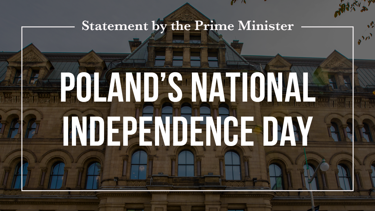 Oświadczenie Prezesa Rady Ministrów z okazji Narodowego Święta Niepodległości Polski