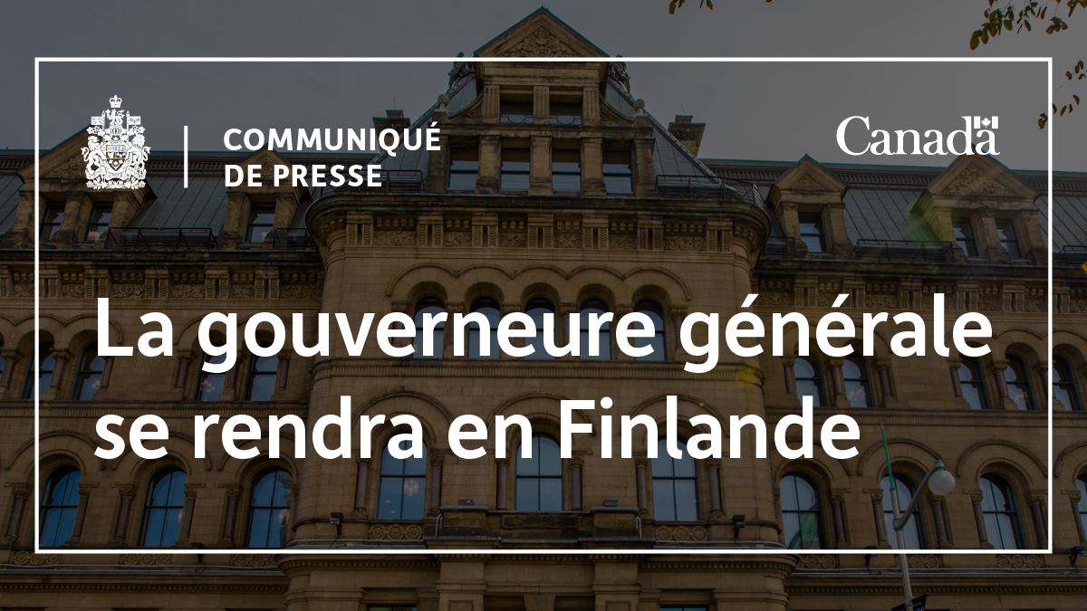 The Governor General will visit Finland