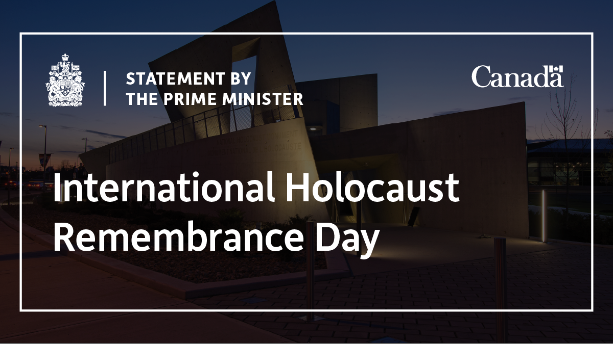 Assertion by the Prime Minister on Worldwide Holocaust Remembrance Day