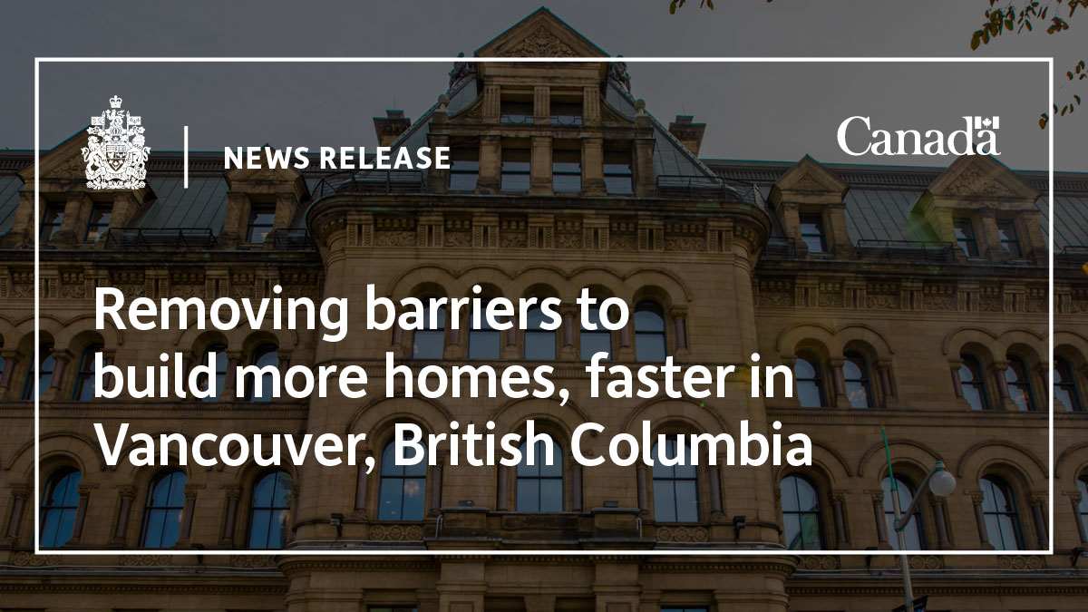 消除障碍，更快建造更多房屋——不列颠哥伦比亚省温哥华