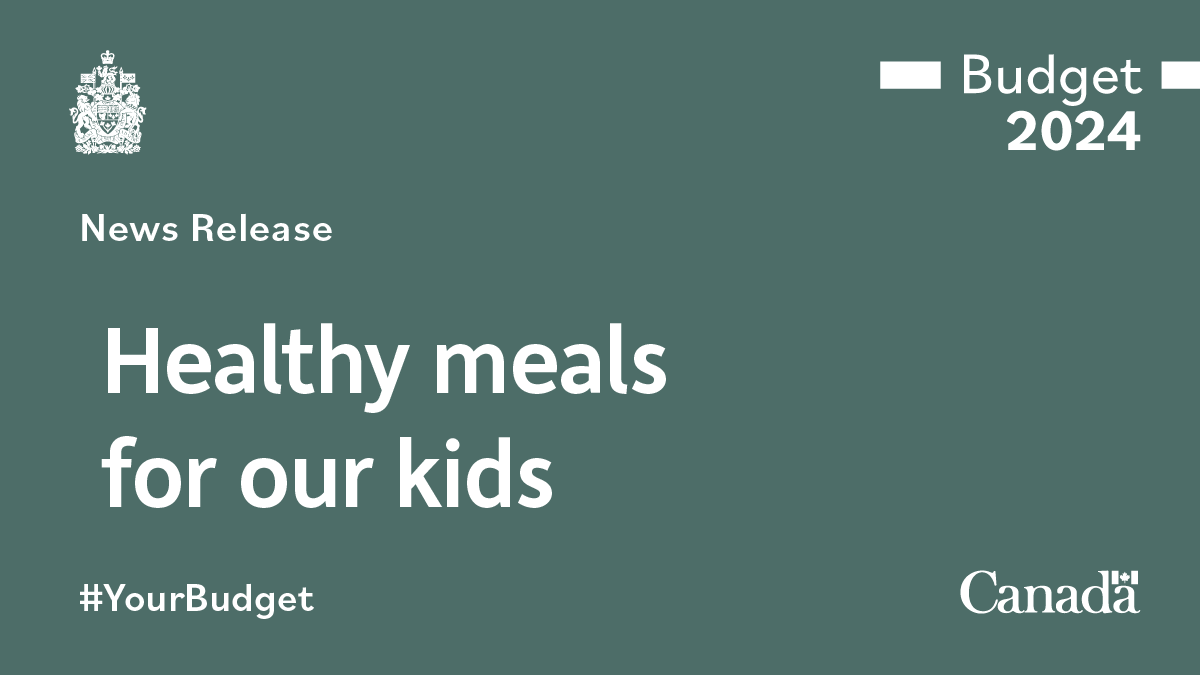 Healthy meals for our kids | Prime Minister of Canada