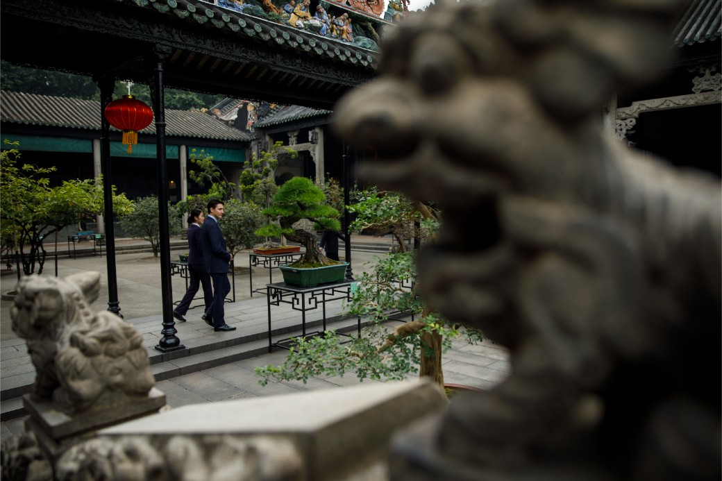 Prime Minister Justin Trudeau visits the Chen Clan Academy in Guangzhou ...