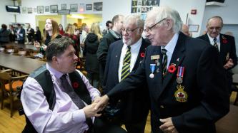 Photo number 5 from the photo gallery Prime Minister Justin Trudeau takes part in the opening of the Veterans Affairs Canada office in Sydney, Nova Scotia