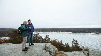 Photo number 2 from the photo gallery Prime Minister Justin Trudeau hikes in Thousand Islands National Park in Ontario