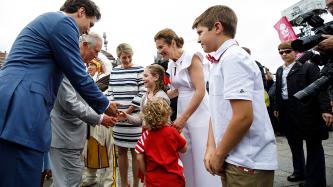 Photo number 13 from the photo gallery Prime Minister Justin Trudeau, Sophie Grégoire Trudeau, and their children take part in Canada Day celebrations on Parliament Hill