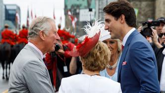 Photo numéro 14 de la galerie de photos Le premier ministre Justin Trudeau, Sophie Grégoire Trudeau et leurs enfants assistent aux célébrations de la Fête du Canada, sur la Colline du Parlement