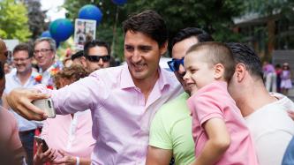 Photo number 5 from the photo gallery Prime Minister Justin Trudeau participates in the Ottawa Pride Parade