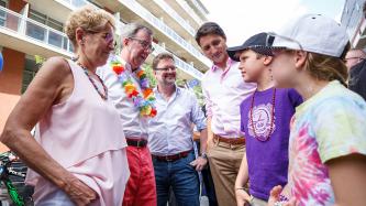 Photo number 6 from the photo gallery Prime Minister Justin Trudeau participates in the Ottawa Pride Parade