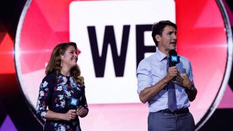 Photo number 1 from the photo gallery Prime Minister Justin Trudeau and Sophie Grégoire Trudeau address We Day UN in New York City