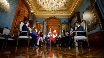 Photo number 3 from the photo gallery Prime Minister Justin Trudeau meets with the President of Mexico, Enrique Peña Nieto, at the National Palace in Mexico City