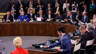 Prime Minister Trudeau participates in the Working Session.